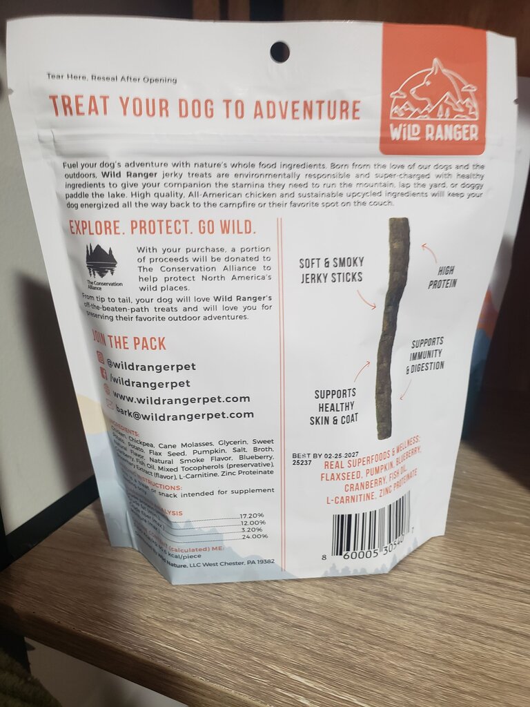 Wild Ranger Jerky Dog Treats