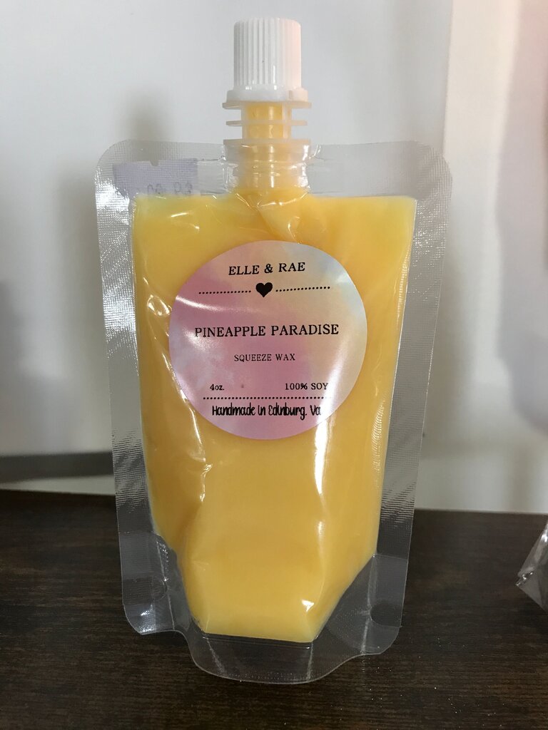 Elle & Rae Pineapple Paradise Squeeze Wax