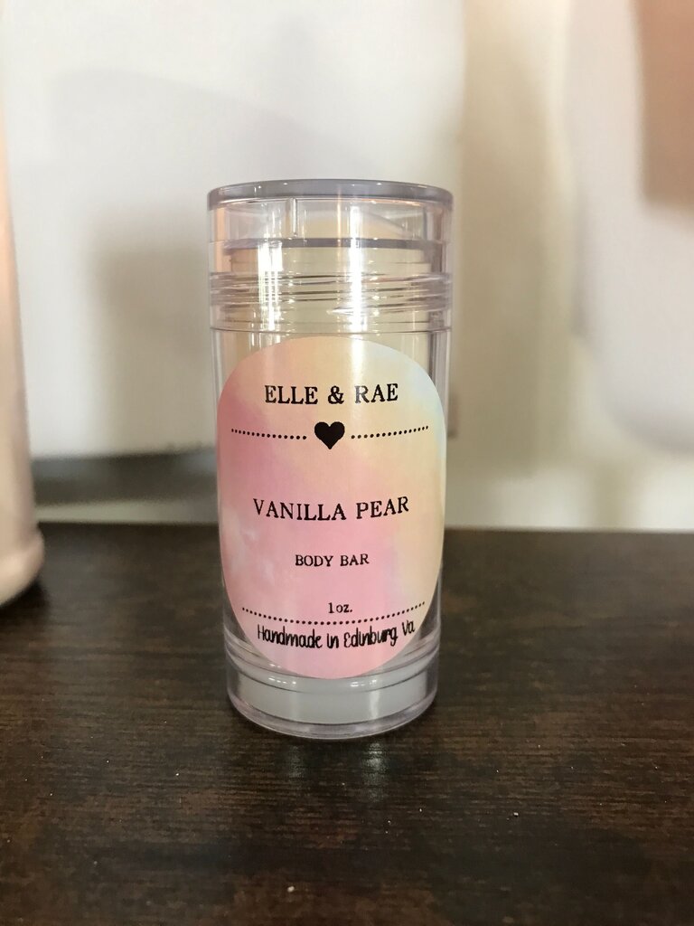 Elle & Rae Vanilla Pear Body Bar