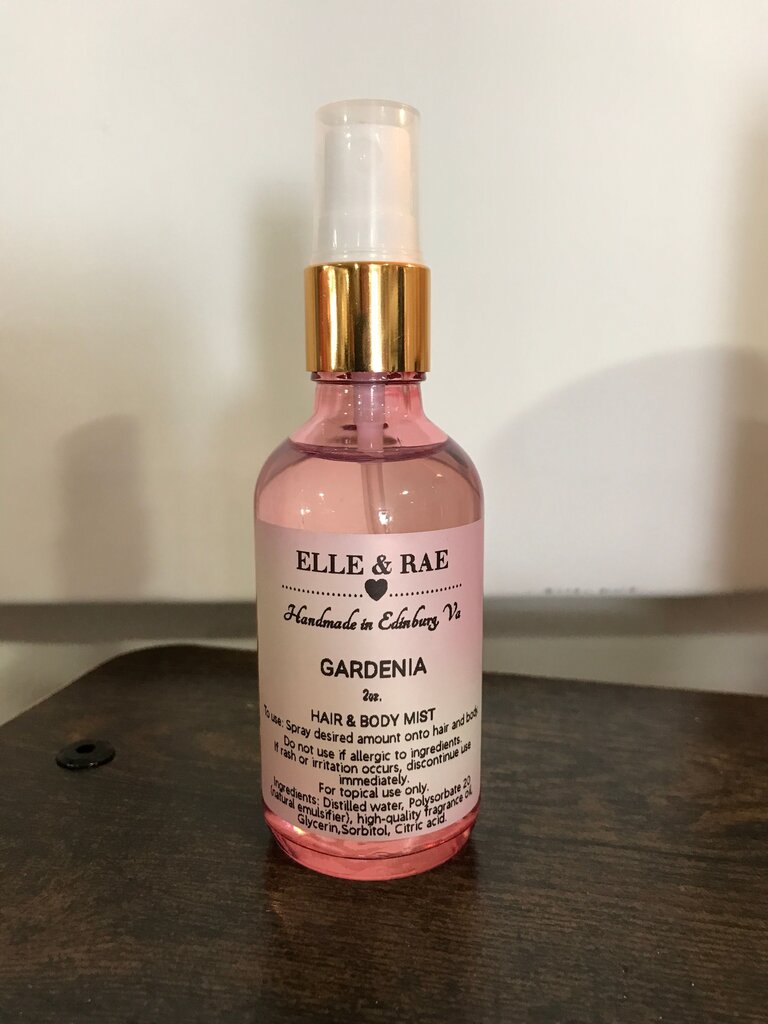 Elle & Rae Gardenia Hair & Body Mist