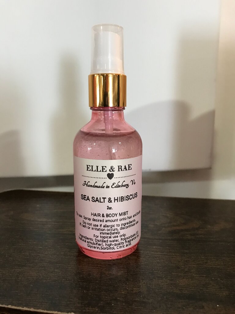 Elle & Rae Sea Salt & Hibiscus Hair & Body Mist