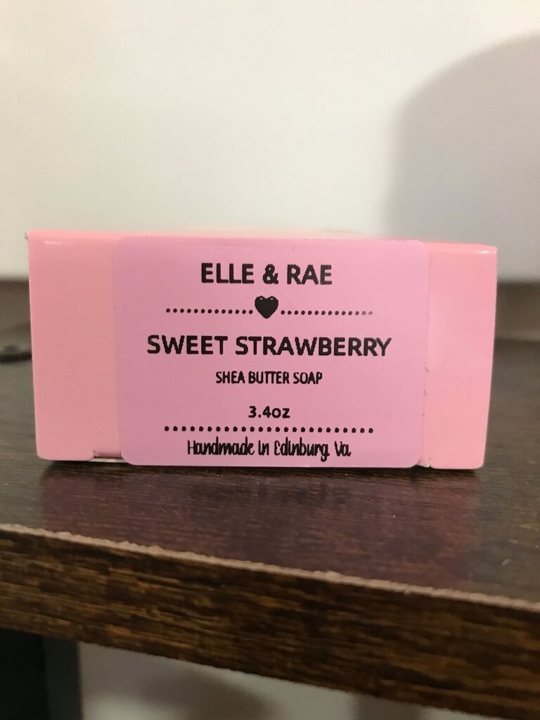 Elle & Rae Sweet Strawberry Shea Butter Soap