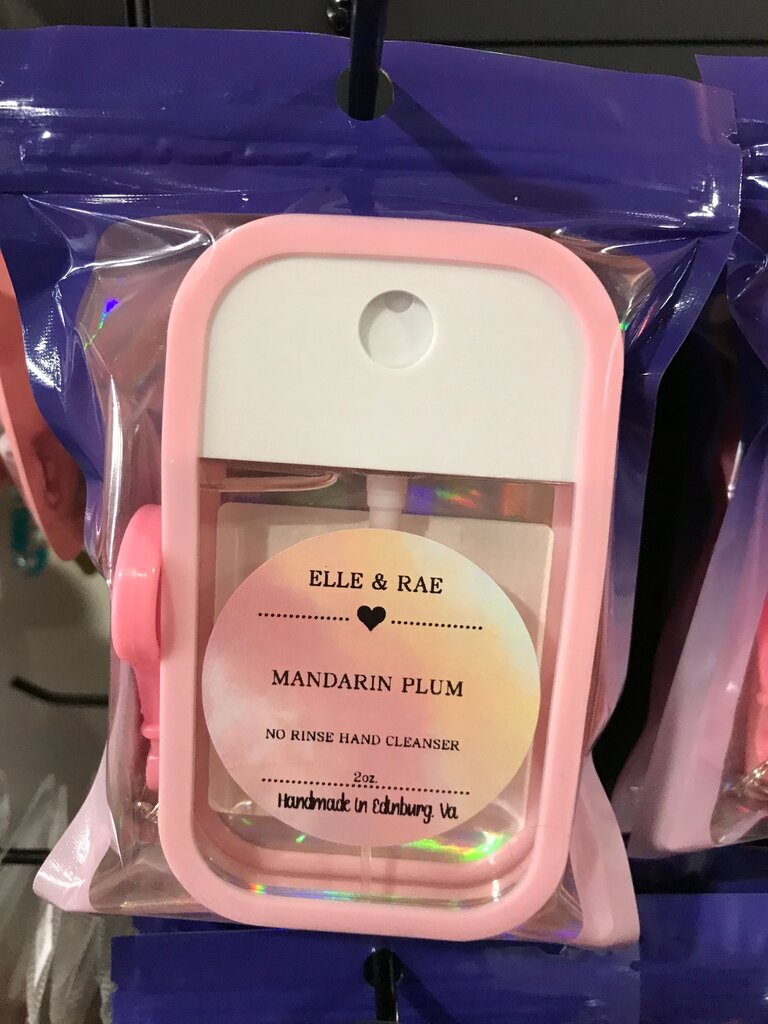 Elle & Rae Mandarin Plum No Rinse Hand Cleanser