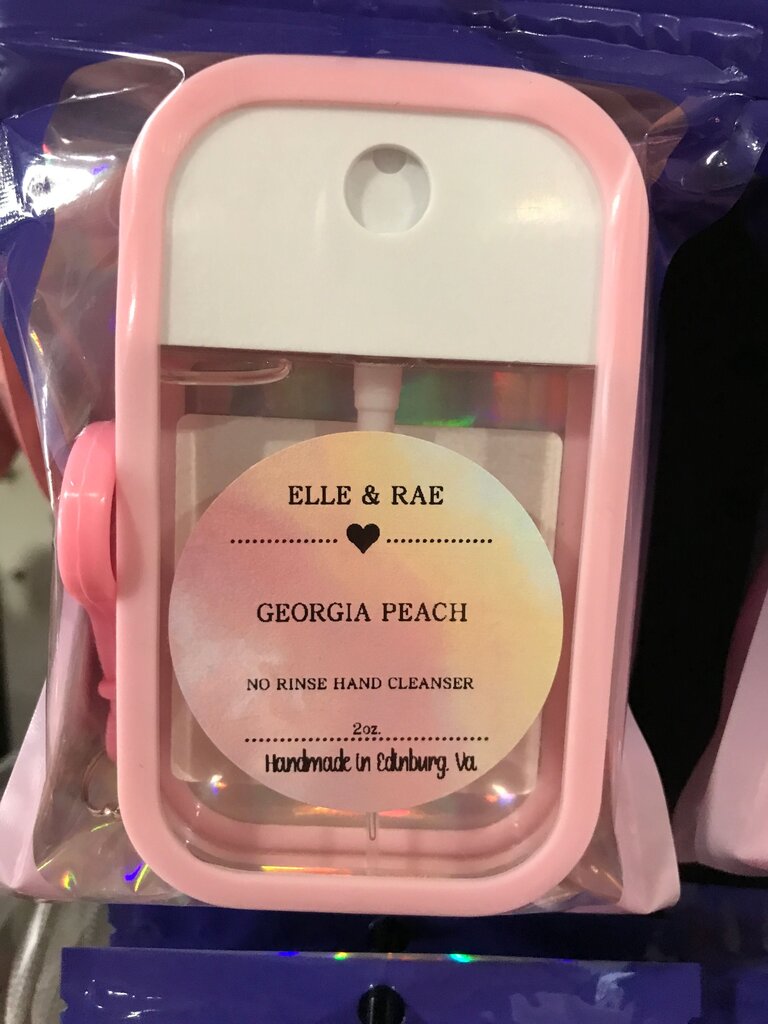 Elle & Rae Georgia Peach No Rinse Hand Cleanser