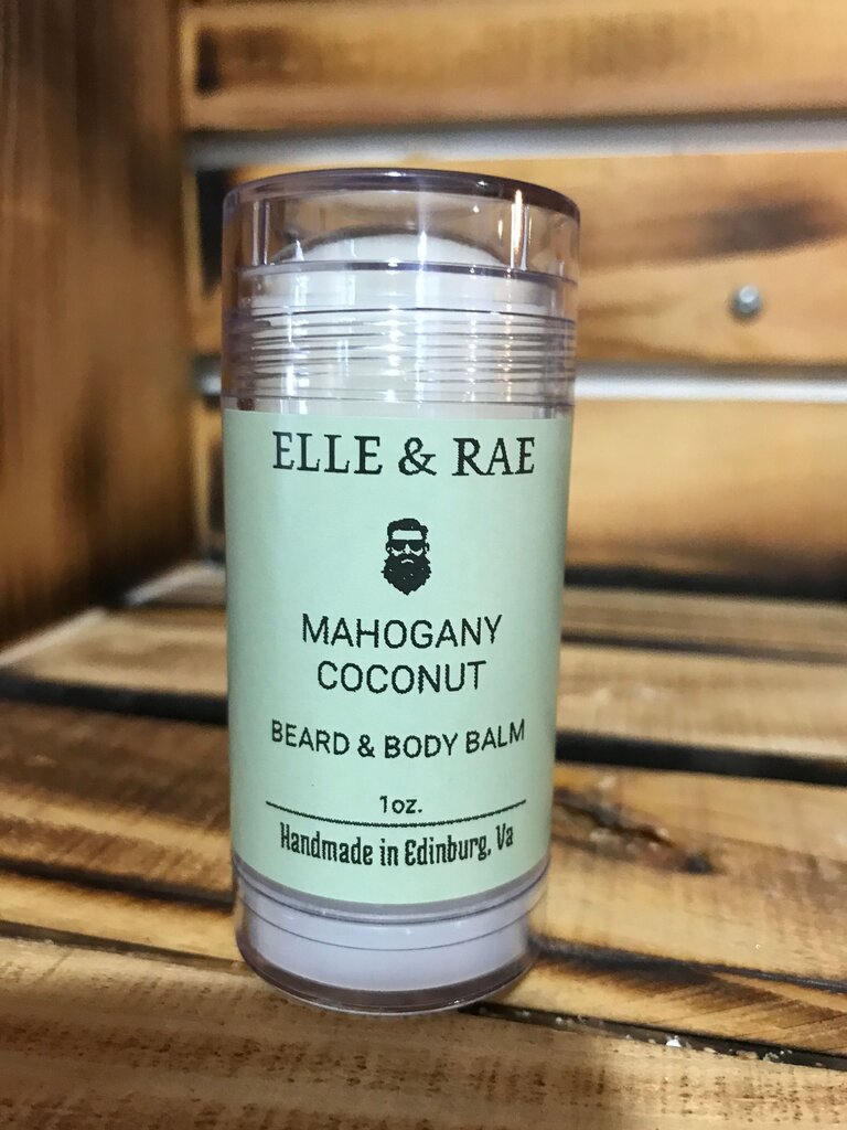 Elle & Rae Mahogany Coconut Beard & Body Balm
