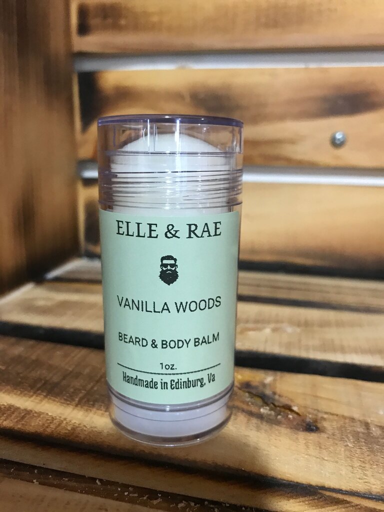 Elle & Rae Vanilla Woods Beard & Body Balm 1oz