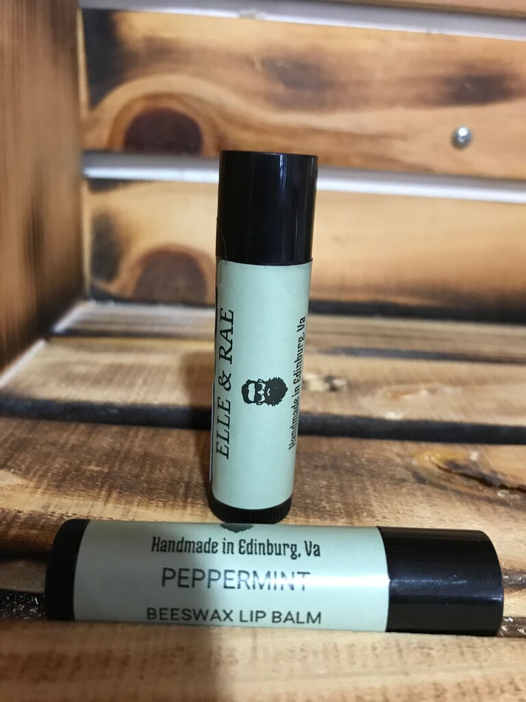Elle & Rae Peppermint Beeswax Lip Balm