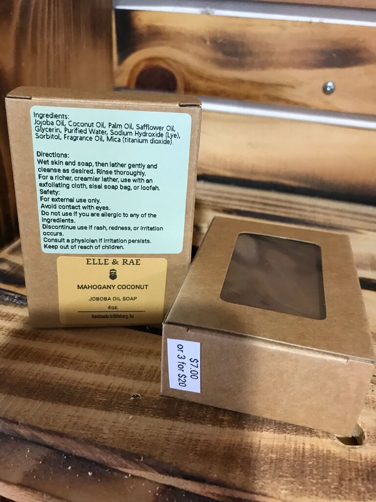 Mahogany Coconut Joboba Oil Soap