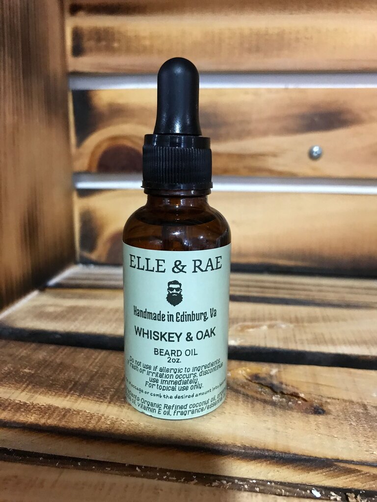 Elle & Rae Whiskey & Oak Beard Oil