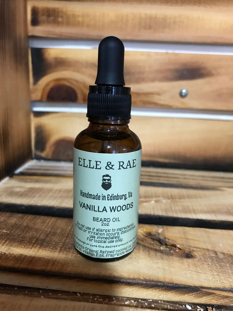 Elle & Rae Vanilla Woods Beard Oil