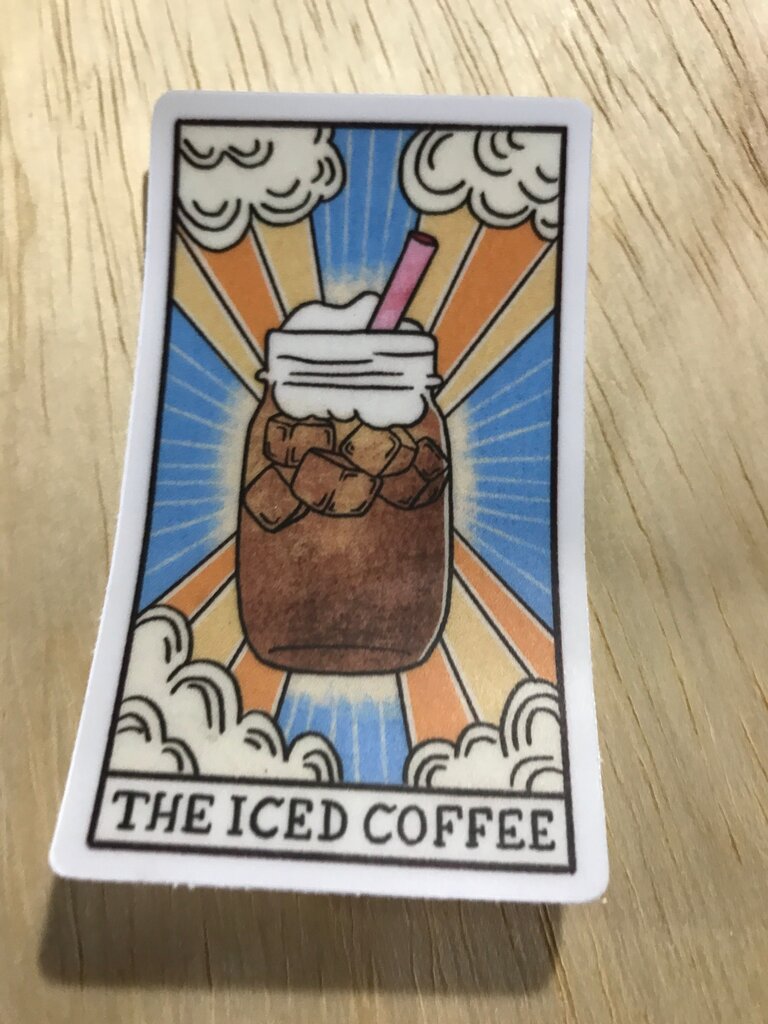 The Iced Coffee Sticker