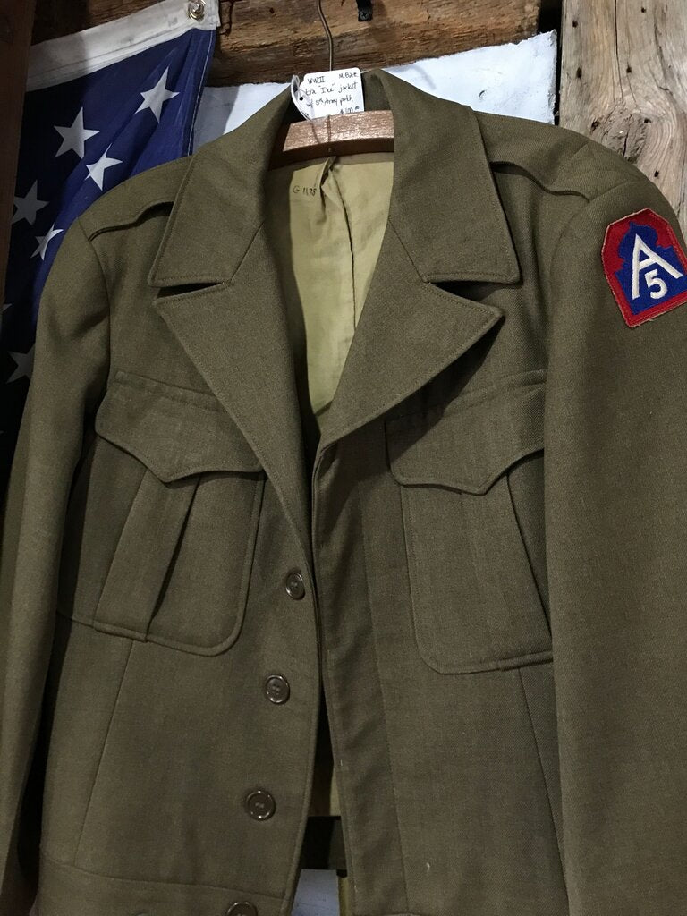 WWII Era Army Jacket with A5 Insignia