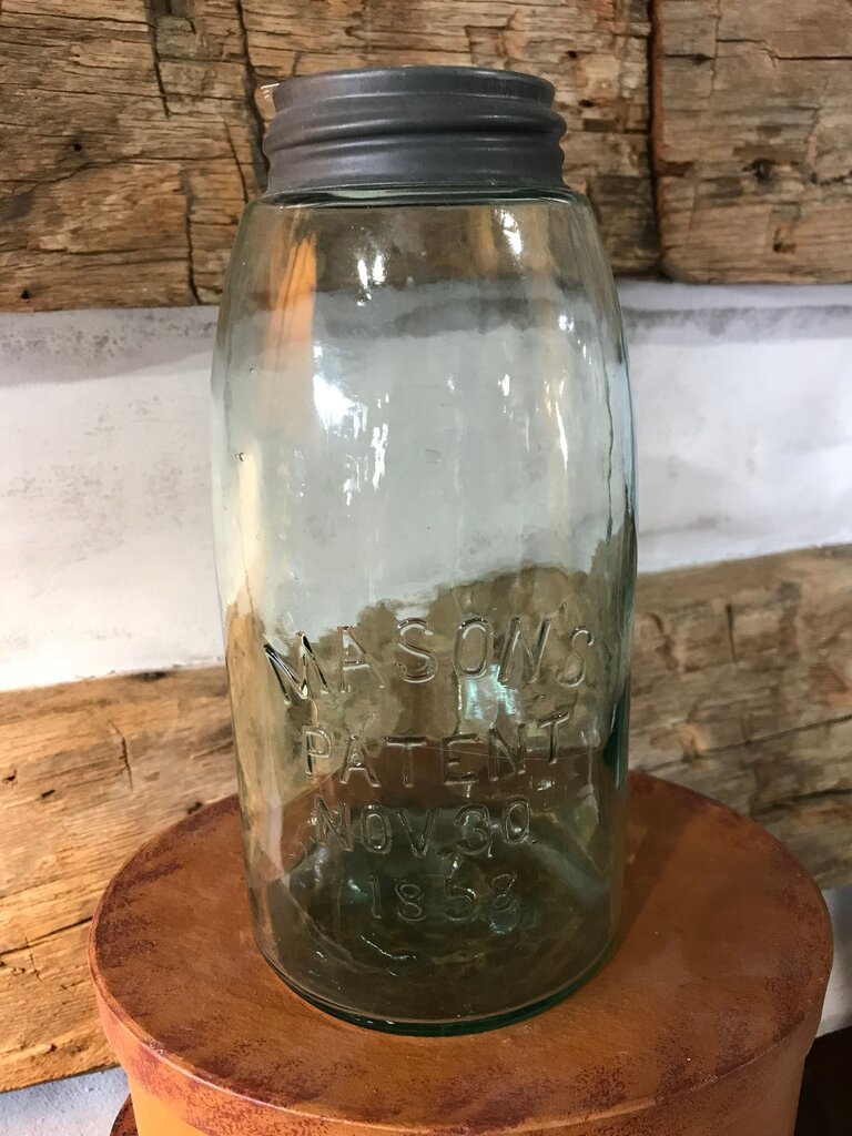 Mason's Patent 1858 Glass Jar
