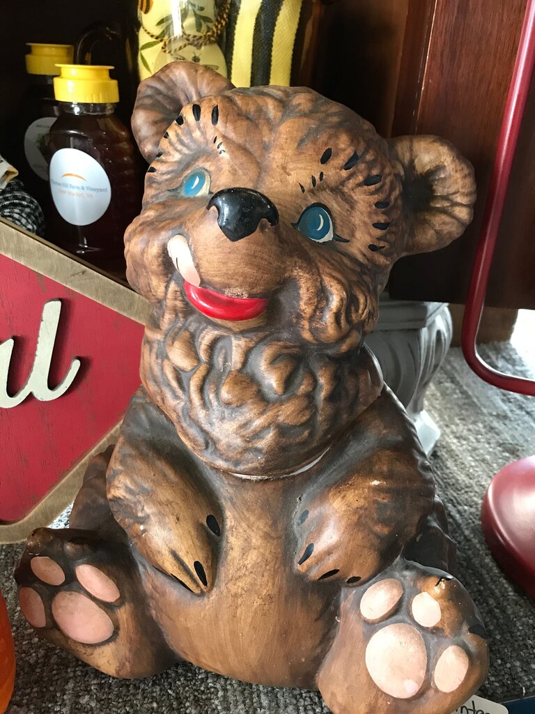 Vintage Bear Cookie Jar