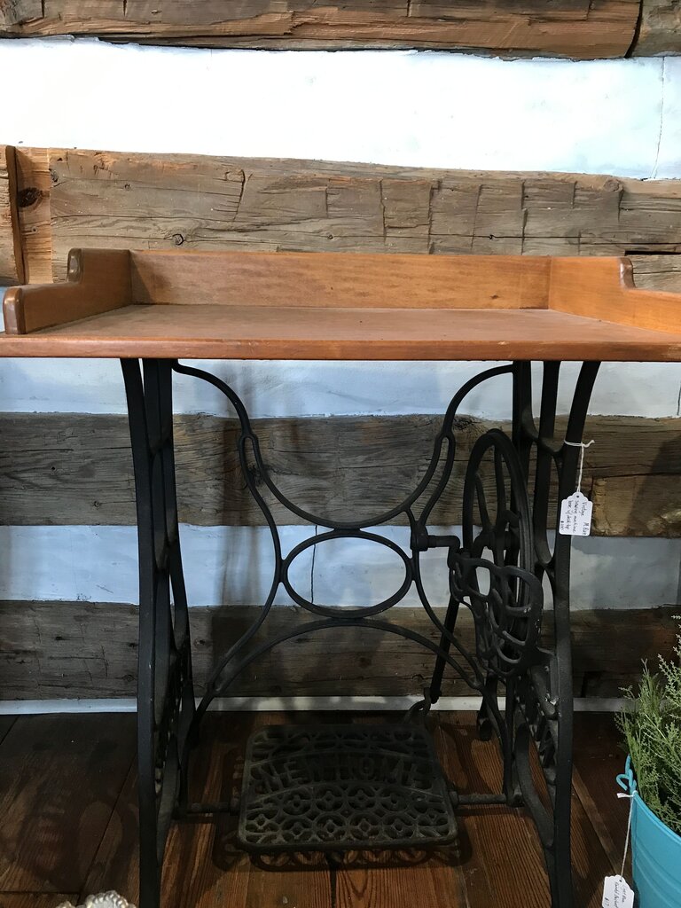 Antique Sewing Machine Table