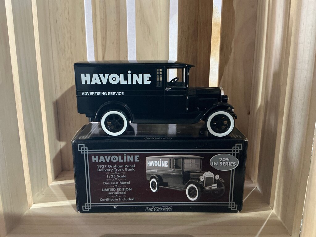 Havoline 1927 Graham Panel Delivery Truck Bank