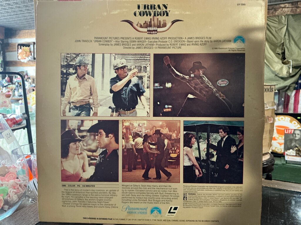 Urban Cowboy Laser Video Disc