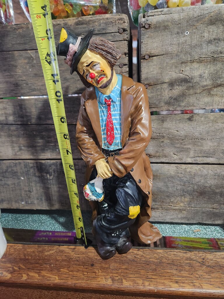 Sad Clown Figurine