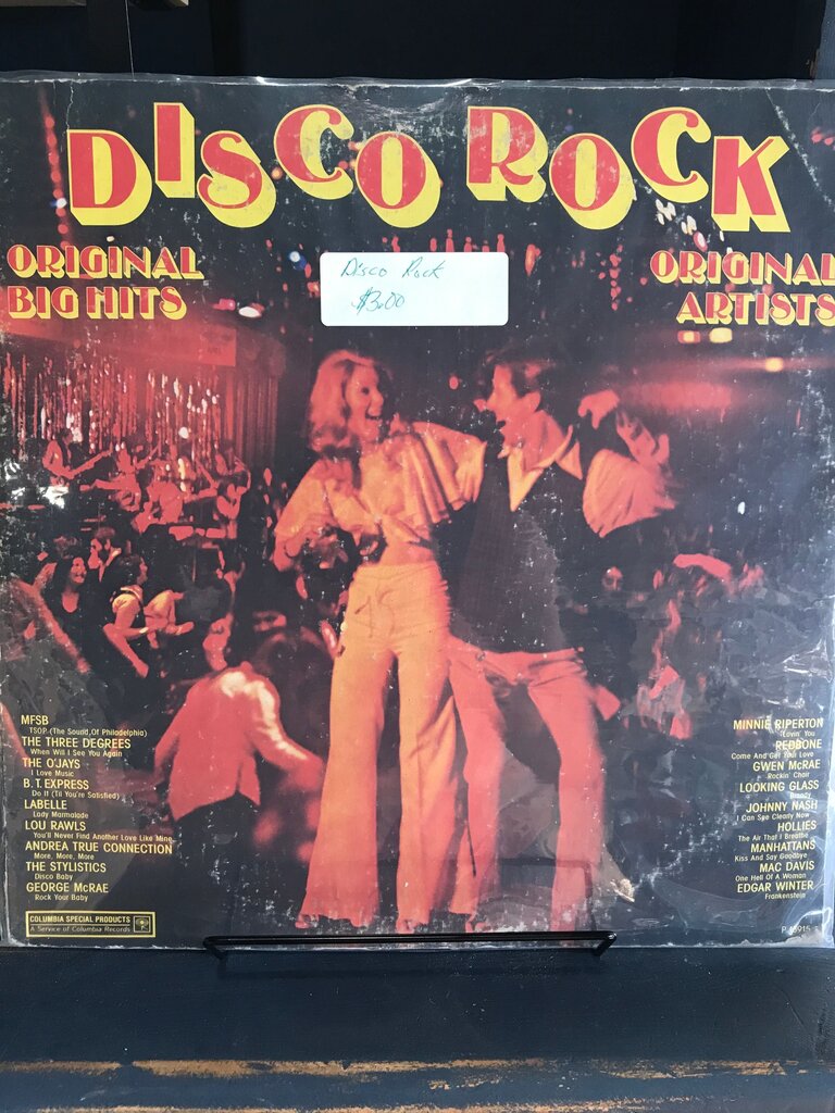 Disco Rock Original Big Hits Vinyl Record