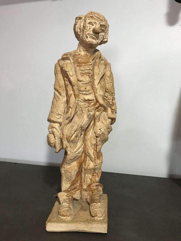 Vintage Large Clown Figurine