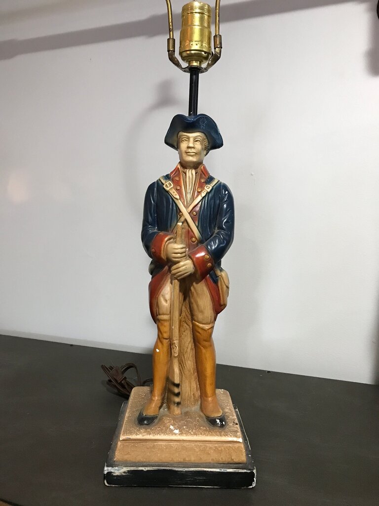Colonial Soldier Lamp