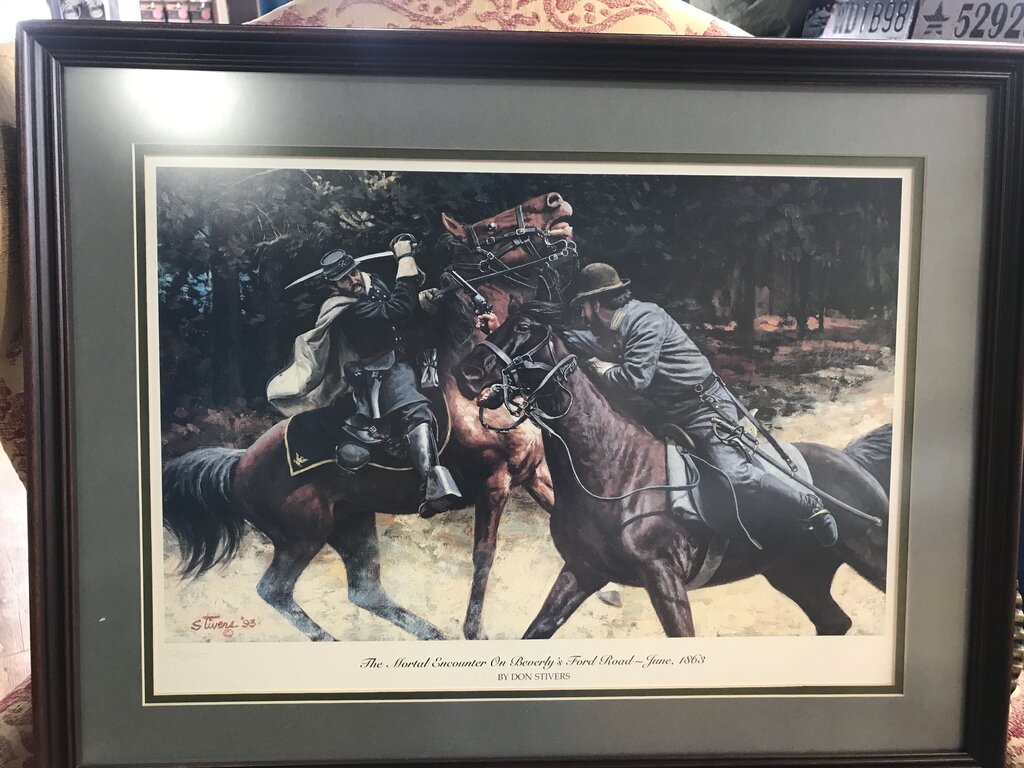 The Mortal Encounter on Beverly's Ford Road, June 1863