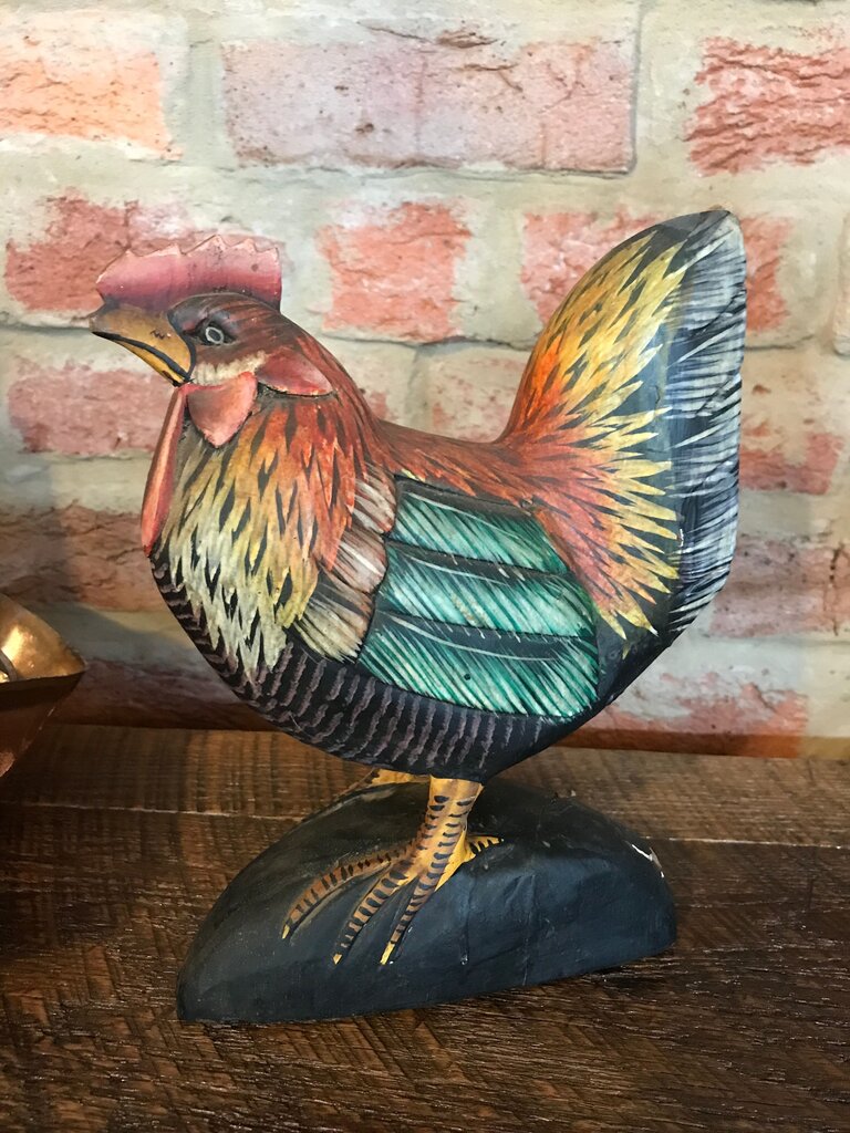 Colorful Folk Art Rooster