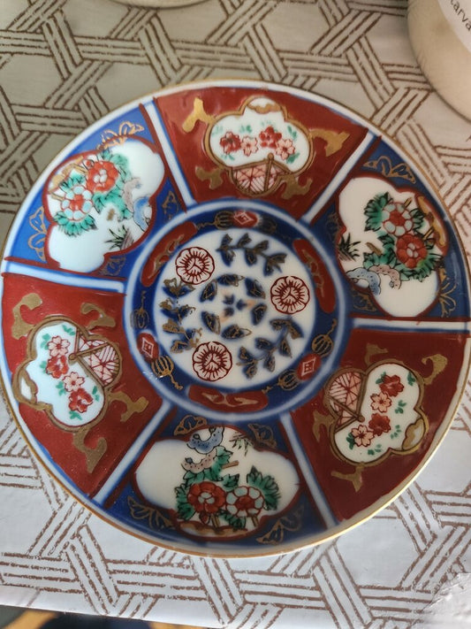 Vintage Hand-Painted Decorative Plate