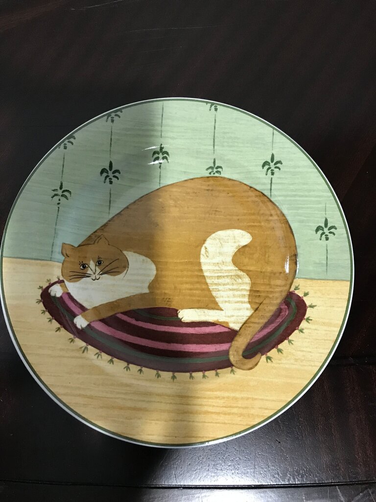 Decorative Cat Plate