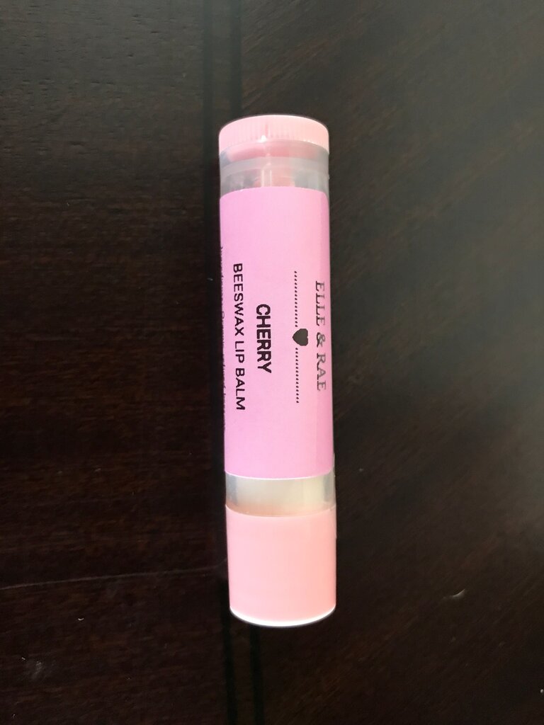 Elle & Rae Cherry Beeswax Lip Balm