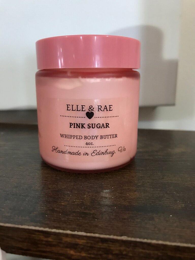Elle & Rae Pink Sugar Whipped Body Butter 4oz