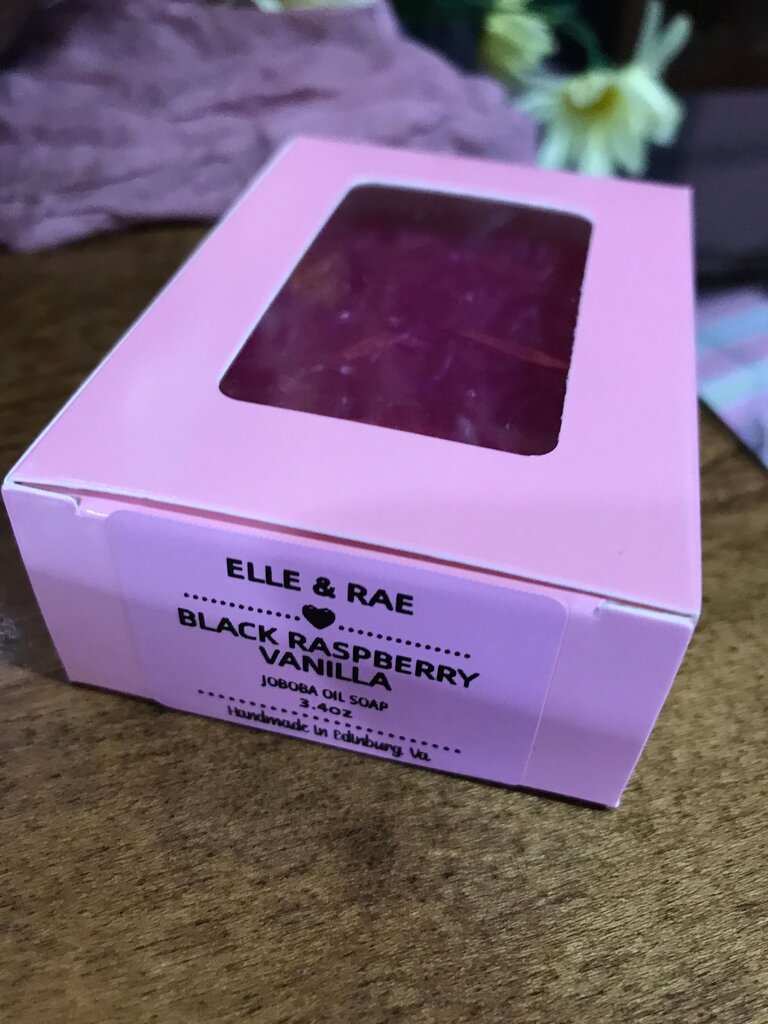 Elle & Rae Black Raspberry Vanilla Jojoba Oil Soap