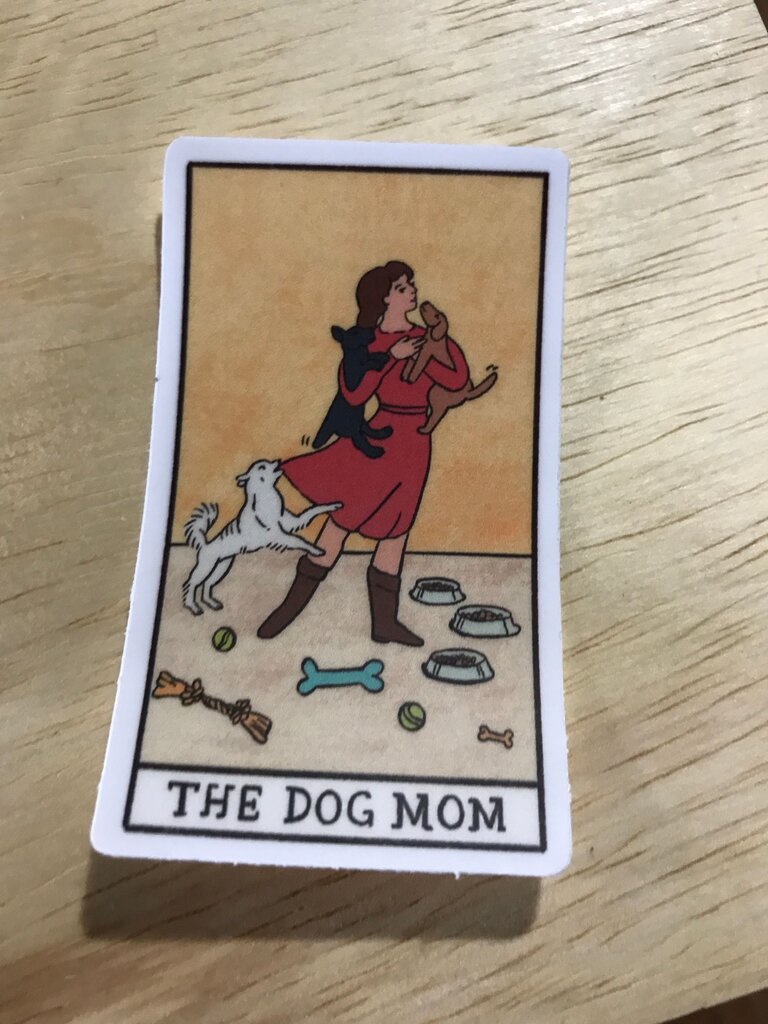 The Dog Mom Sticker