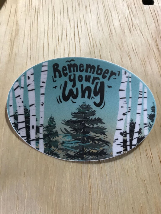 Remember Your Why Sticker