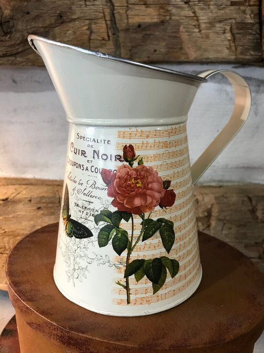 Vintage Floral Watering Can