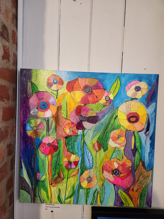 Vibrant Floral Painting