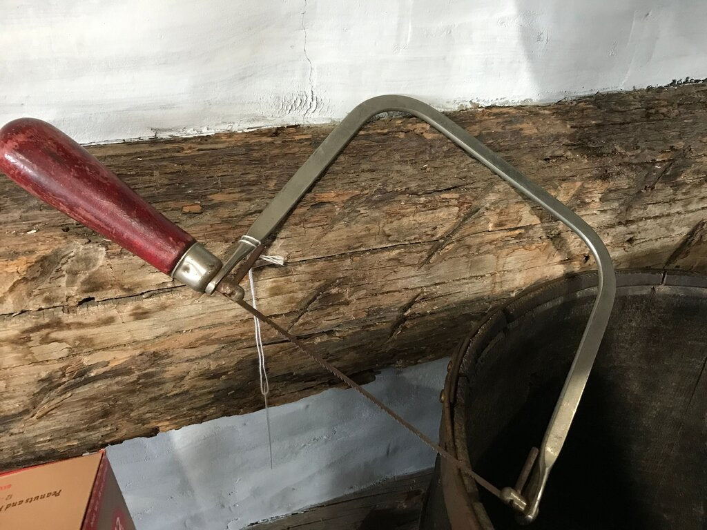 Vintage Hand Coping Saw with Wooden Handle