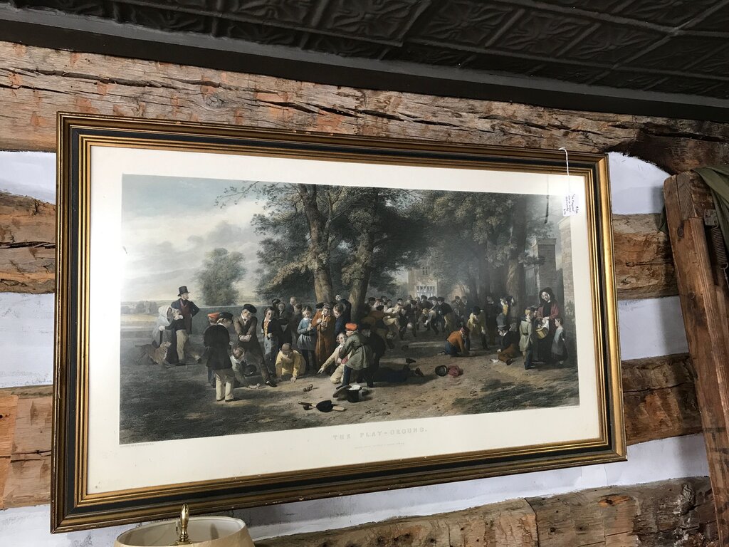 “The Playground” from an original oil painting 1849