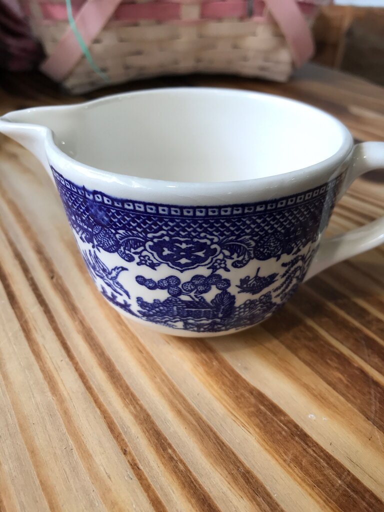 Blue and White Ceramic Creamer
