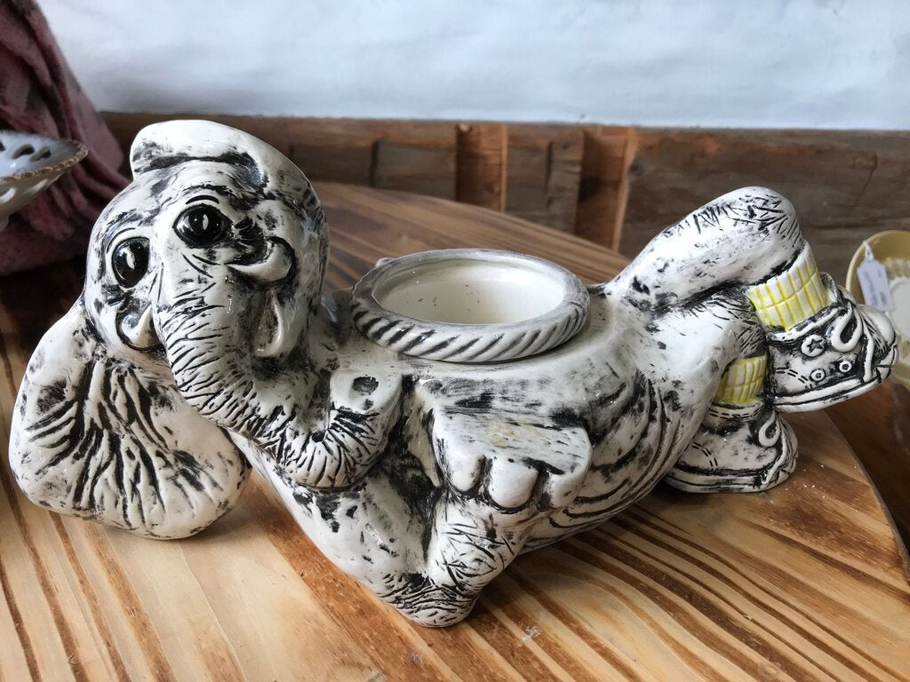 Vintage Elephant Planter