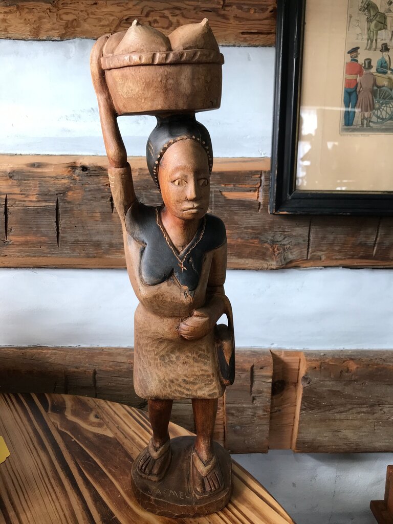 Hand-Carved Wooden Figurine