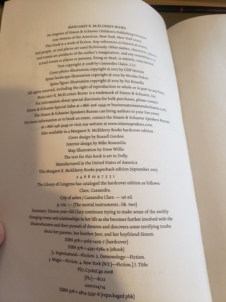 City of Ashes by Cassandra Clare