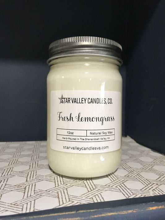 Star Valley Fresh Lemongrass Candle