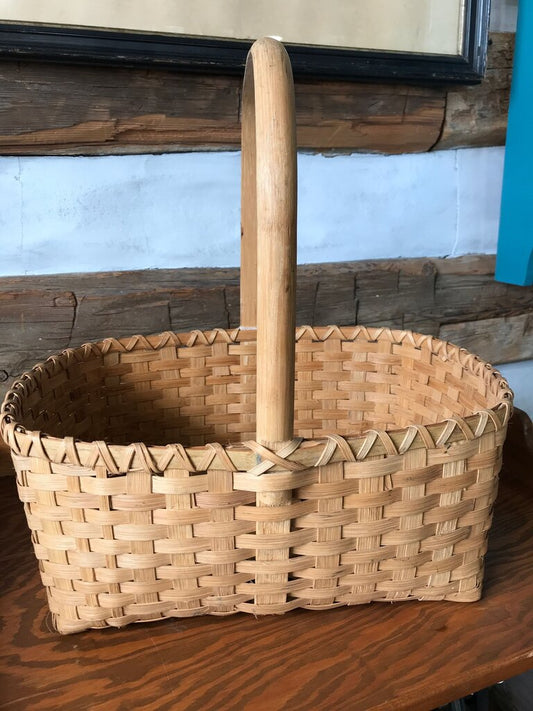 Woven Basket with Handle