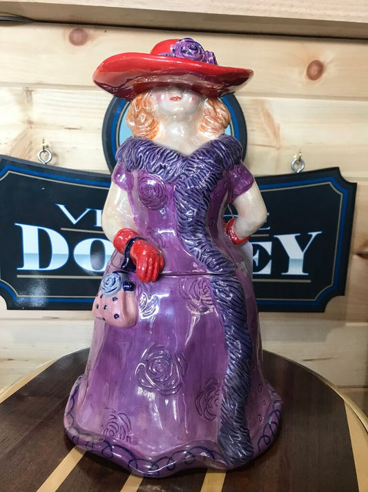 Red Hat Lady Cookie Jar