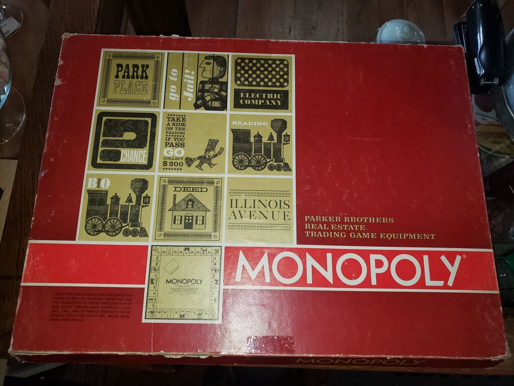 Monopoly Board Game Vintage Edition