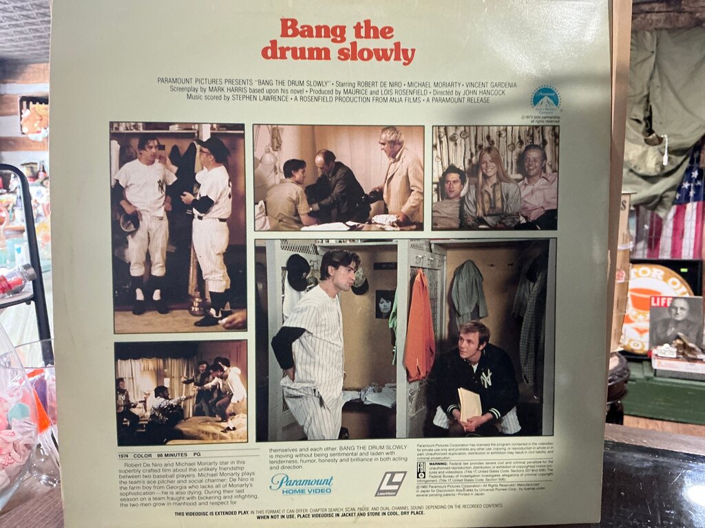Bang the Drum Slowly Laserdisc