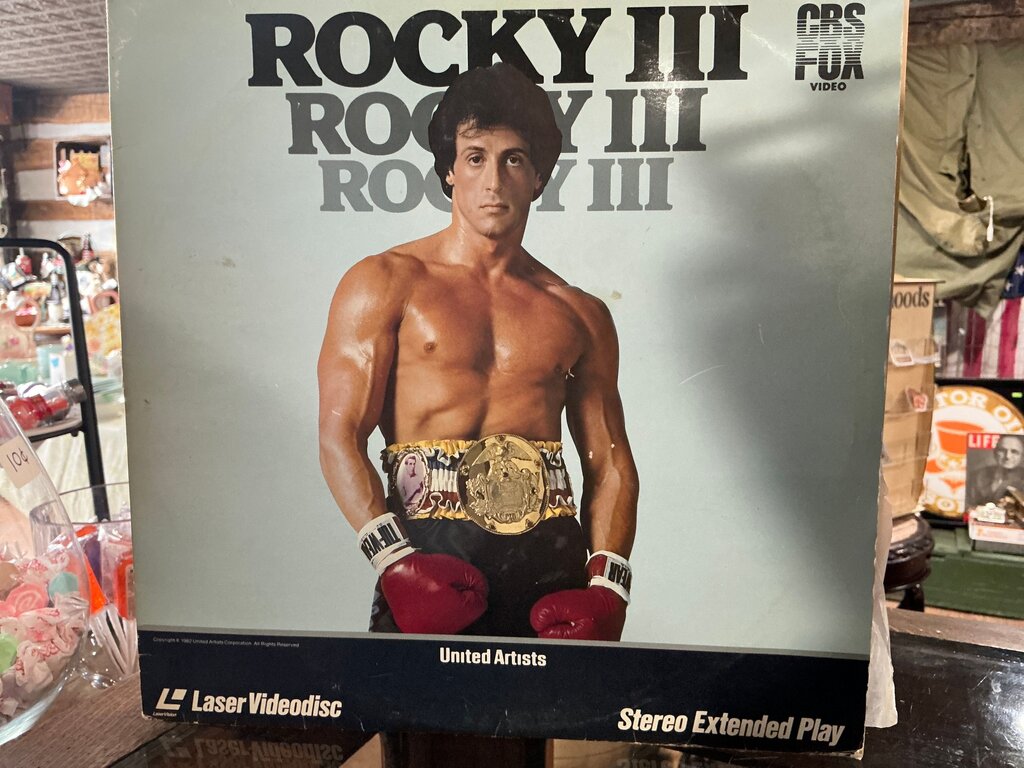 Rocky III Laser Videodisc
