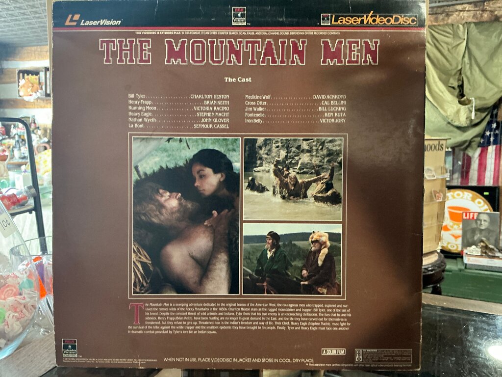 The Mountain Men LaserDisc.