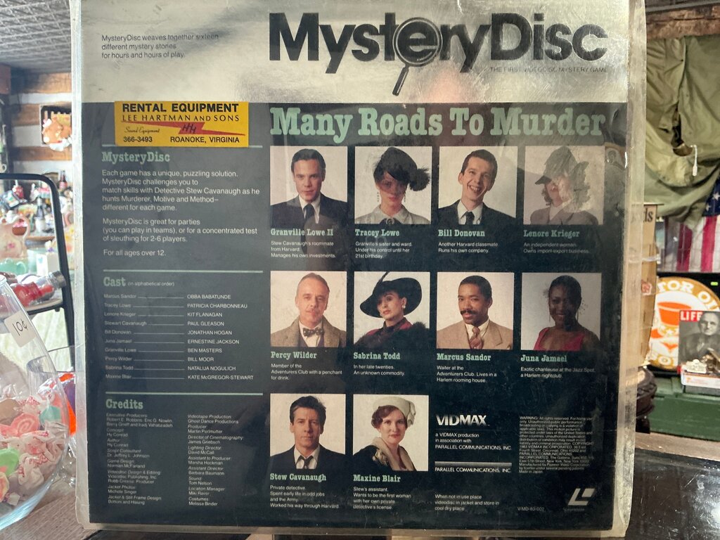 MysteryDisc: Many Roads To Murder